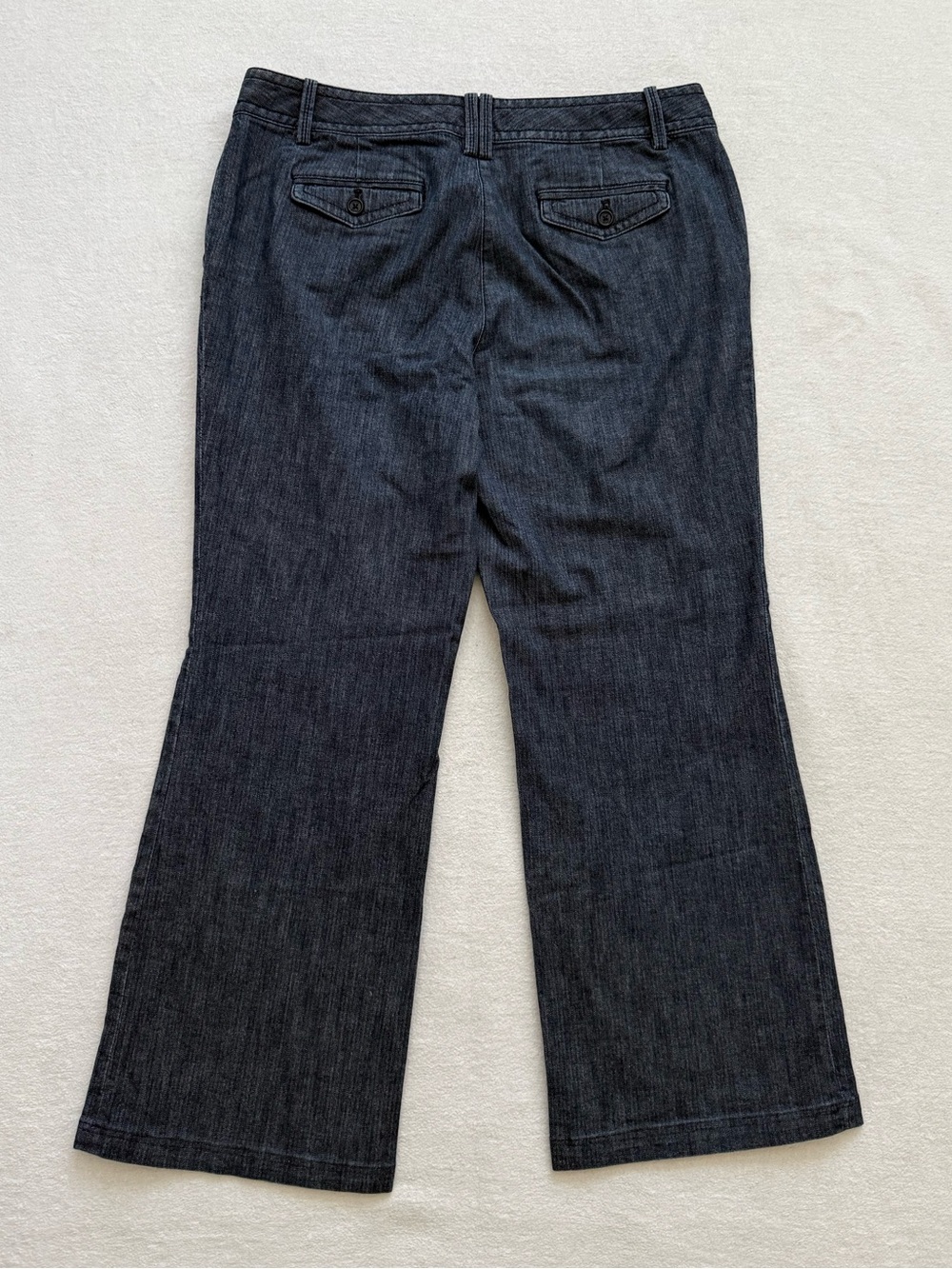 Talbots Signature Flare Trouser Jeans Women’s 12 Dark Wash Stretch Classic - Picture 2 of 9